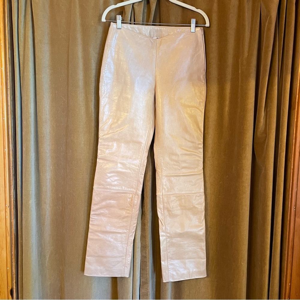 Vintage Pelle Studio by Wilson’s Tan Leather Pants